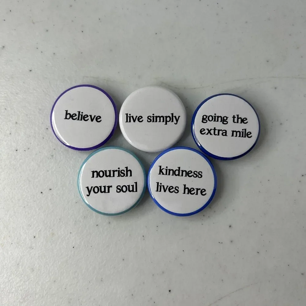 Refrigerator Magnets Lot Of 5 Inspirational‎ Button Magnets